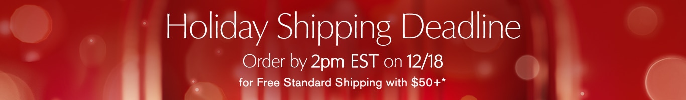 Holiday Shipping Deadline