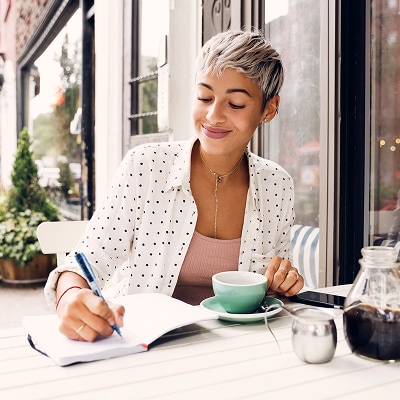 photo of women journaling
