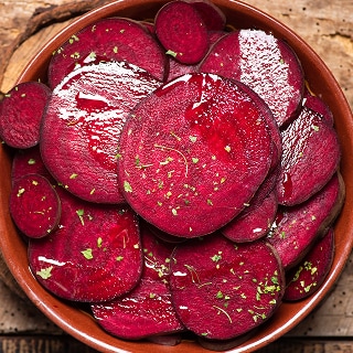 photo of beets salad ingredients for longevity